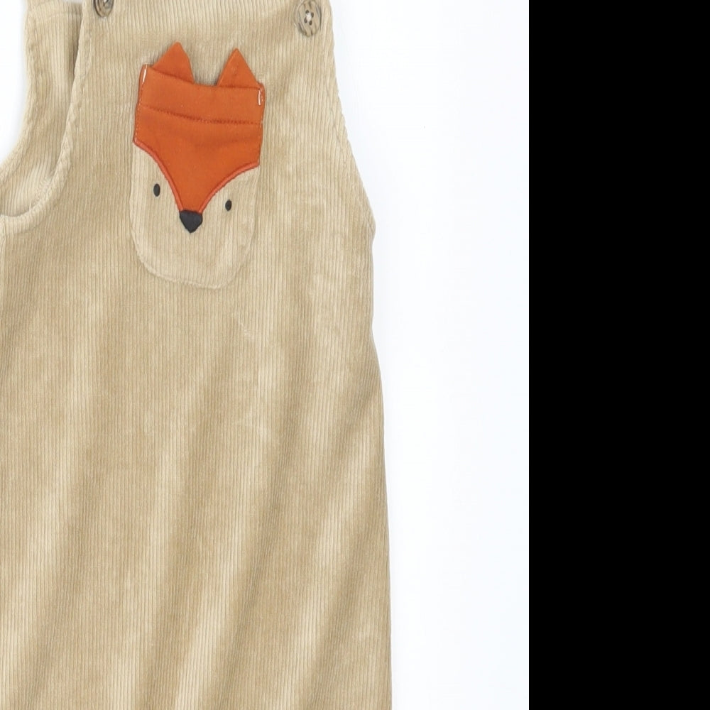 TU Boys Beige   Coverall Outfit/Set Size 9-12 Months