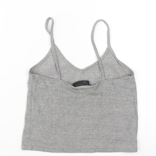 Topshop Womens Grey   Basic T-Shirt Size 8