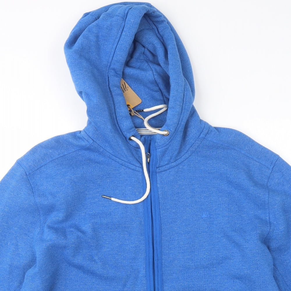 Mantaray Mens Blue   Pullover Hoodie Size 2XL