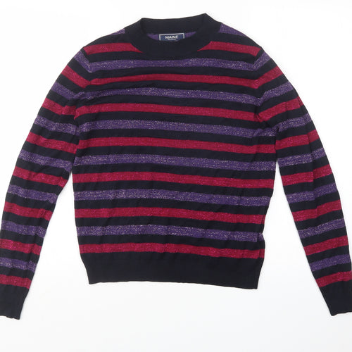 Maine Womens Blue   Pullover Jumper Size 12