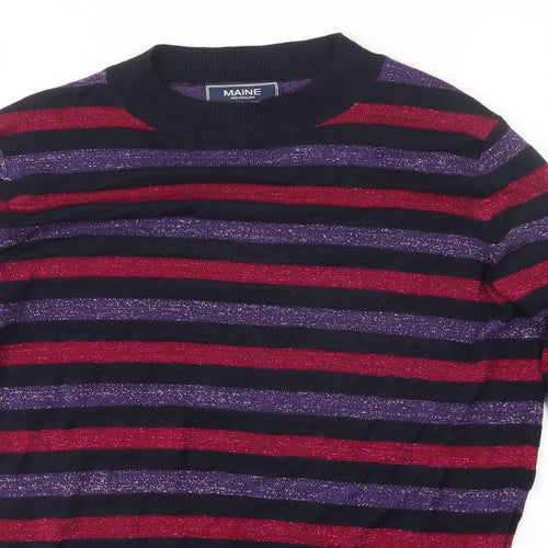 Maine Womens Blue   Pullover Jumper Size 12