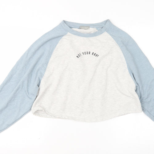 New Look Womens Grey   Pullover Jumper Size S