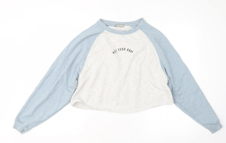 New Look Womens Grey   Pullover Jumper Size S