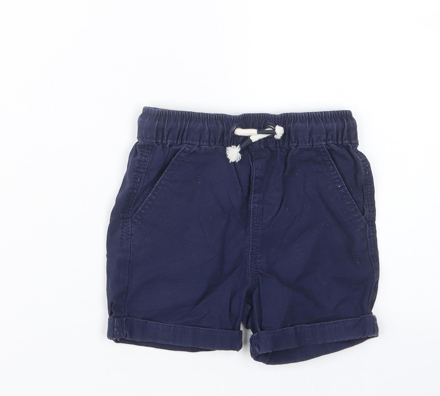 George Boys Blue   Cropped Trousers Size 12-18 Months
