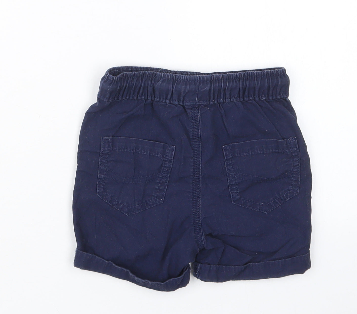 George Boys Blue   Cropped Trousers Size 12-18 Months