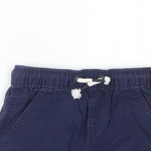 George Boys Blue   Cropped Trousers Size 12-18 Months