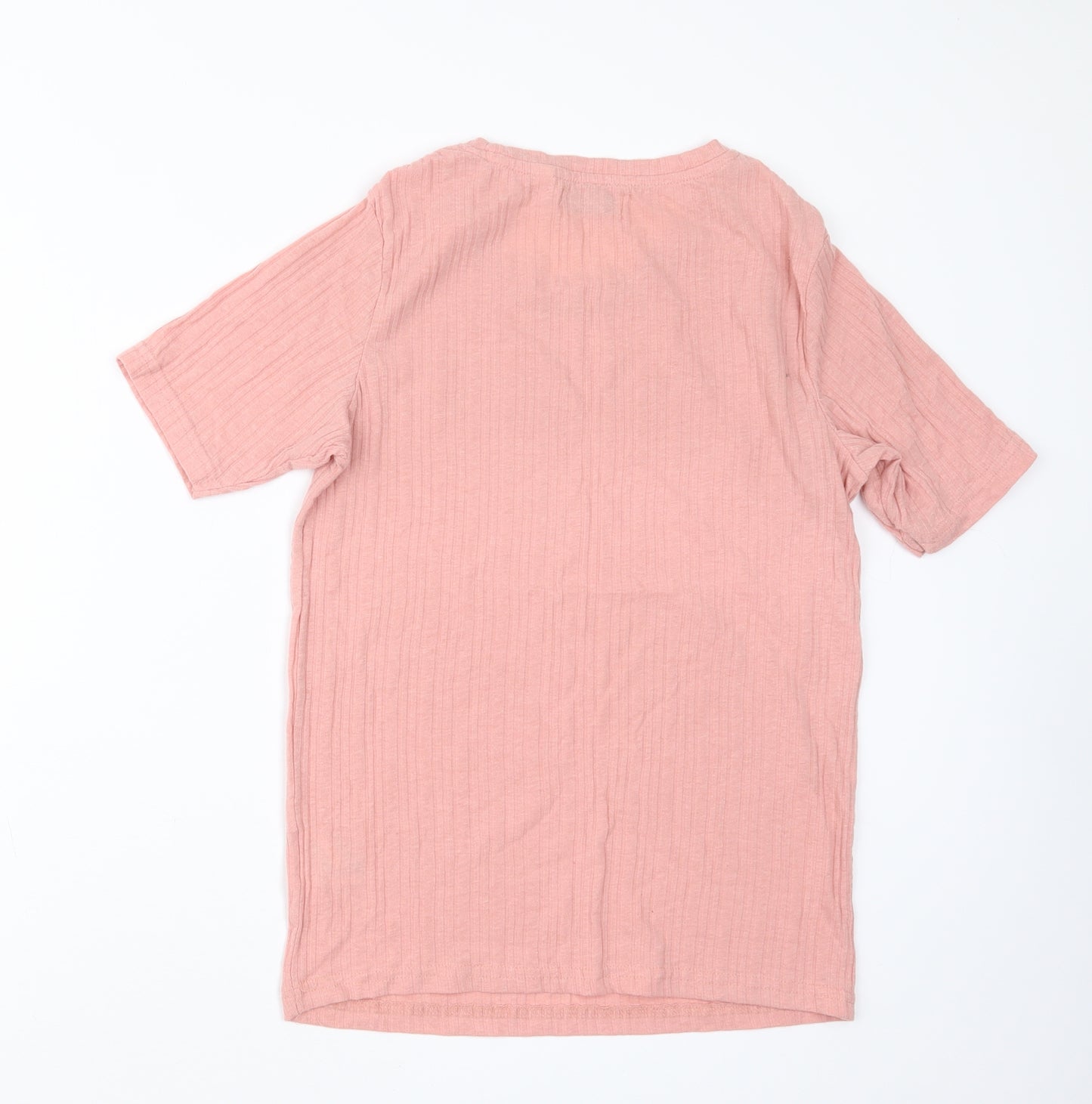 Brave Soul Womens Pink   Basic T-Shirt Size L