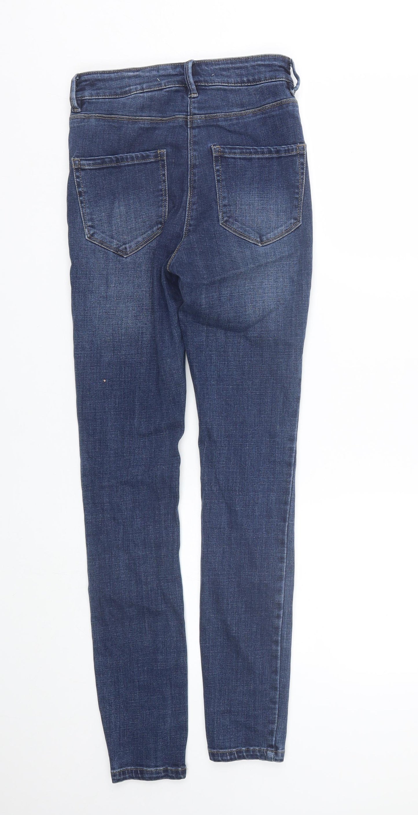 NEXT Womens Blue  Denim Skinny Jeans Size 6 L28 in