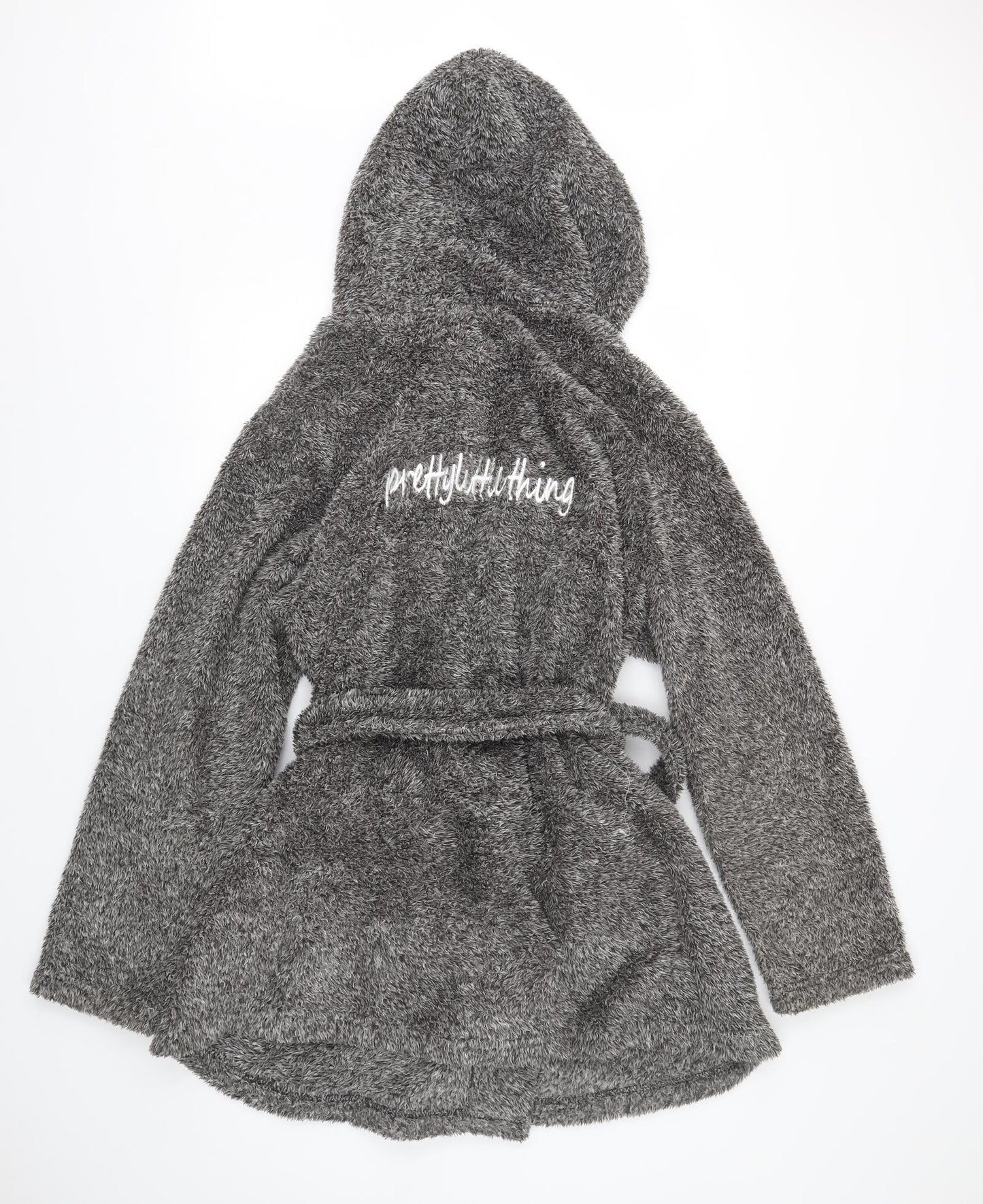 PRETTYLITTLETHING Womens Grey   Cami Gown Size M