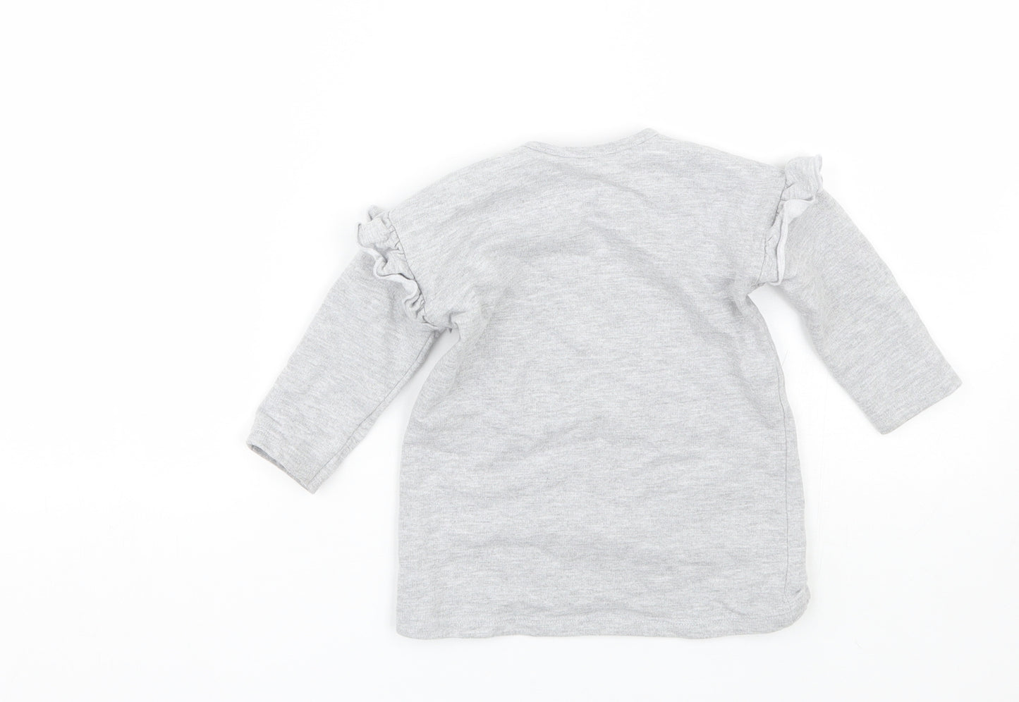 George Girls Grey   Pullover Jumper Size 9-12 Months  - Miffy