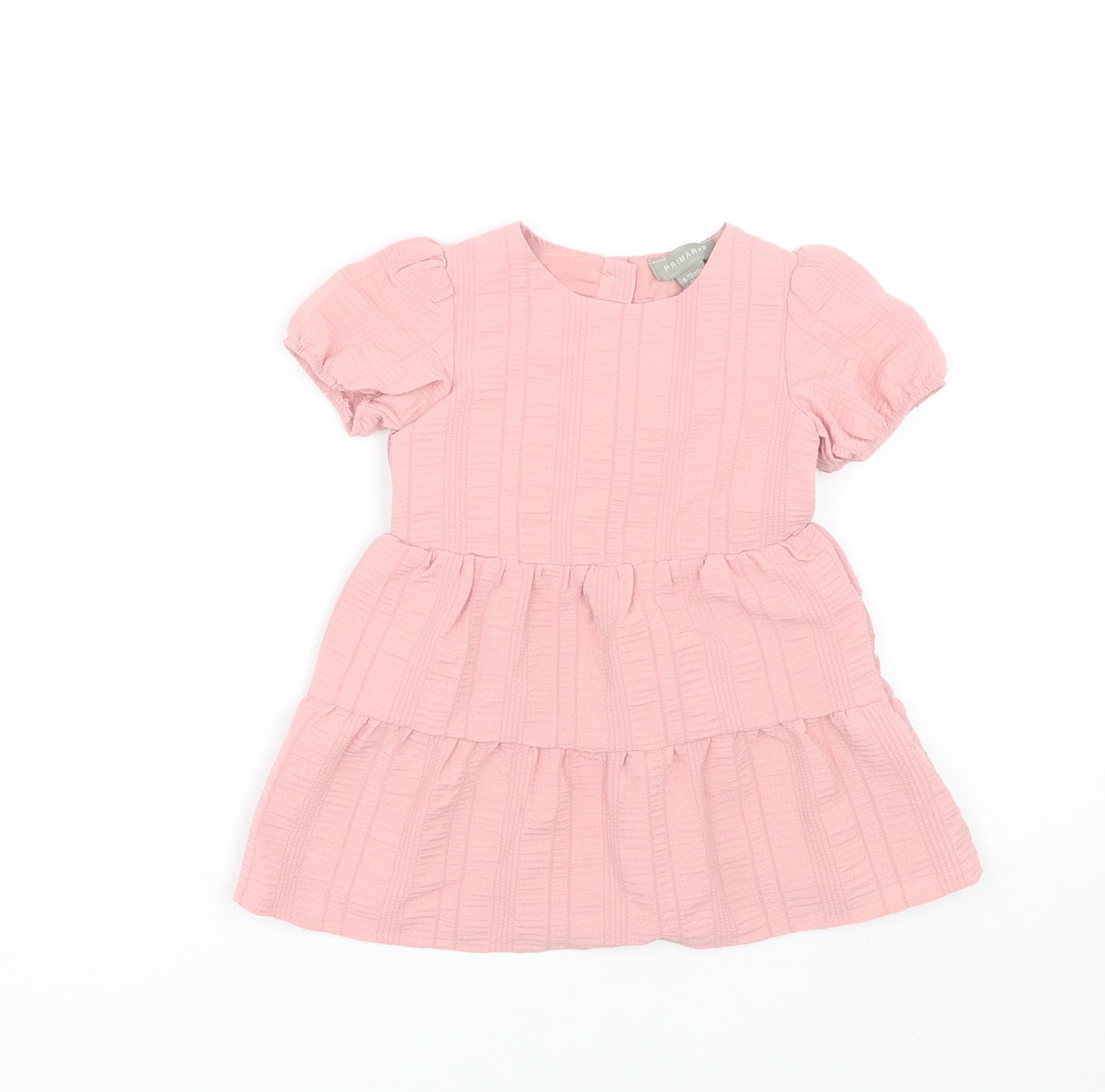 Primark Girls Pink   T-Shirt Dress  Size 9-12 Months