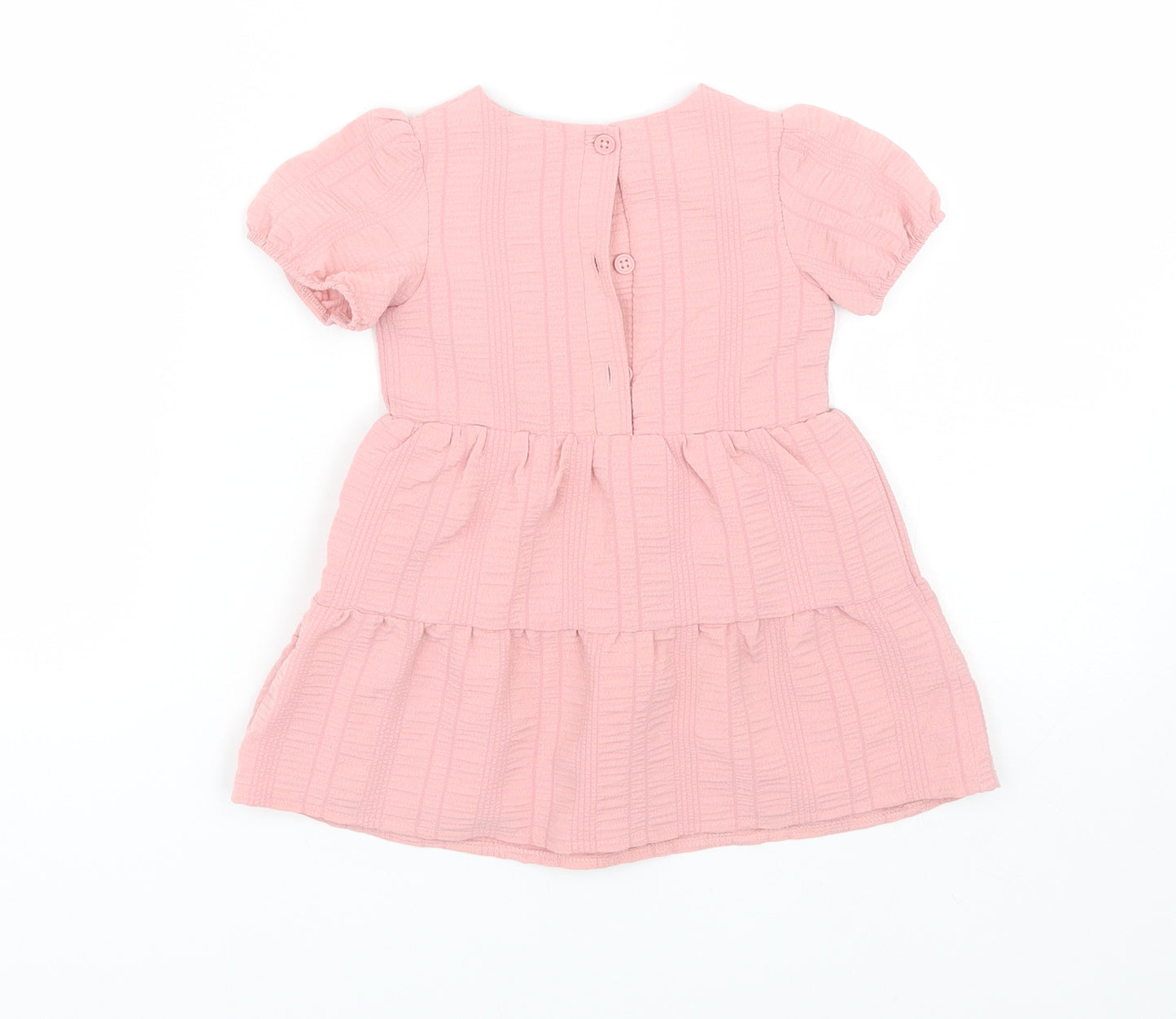 Primark Girls Pink   T-Shirt Dress  Size 9-12 Months