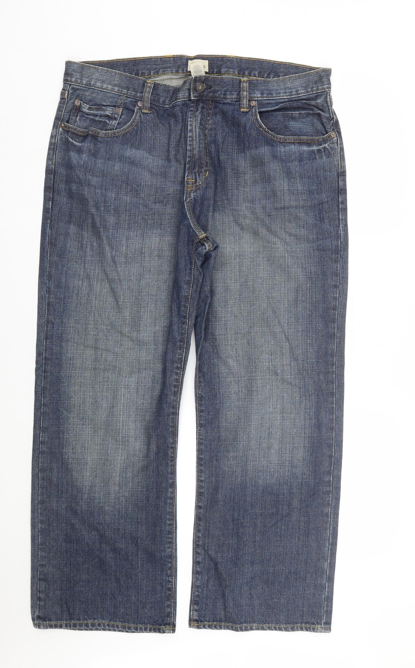 Gap Mens Blue  Denim Straight Jeans Size 38 L28 in