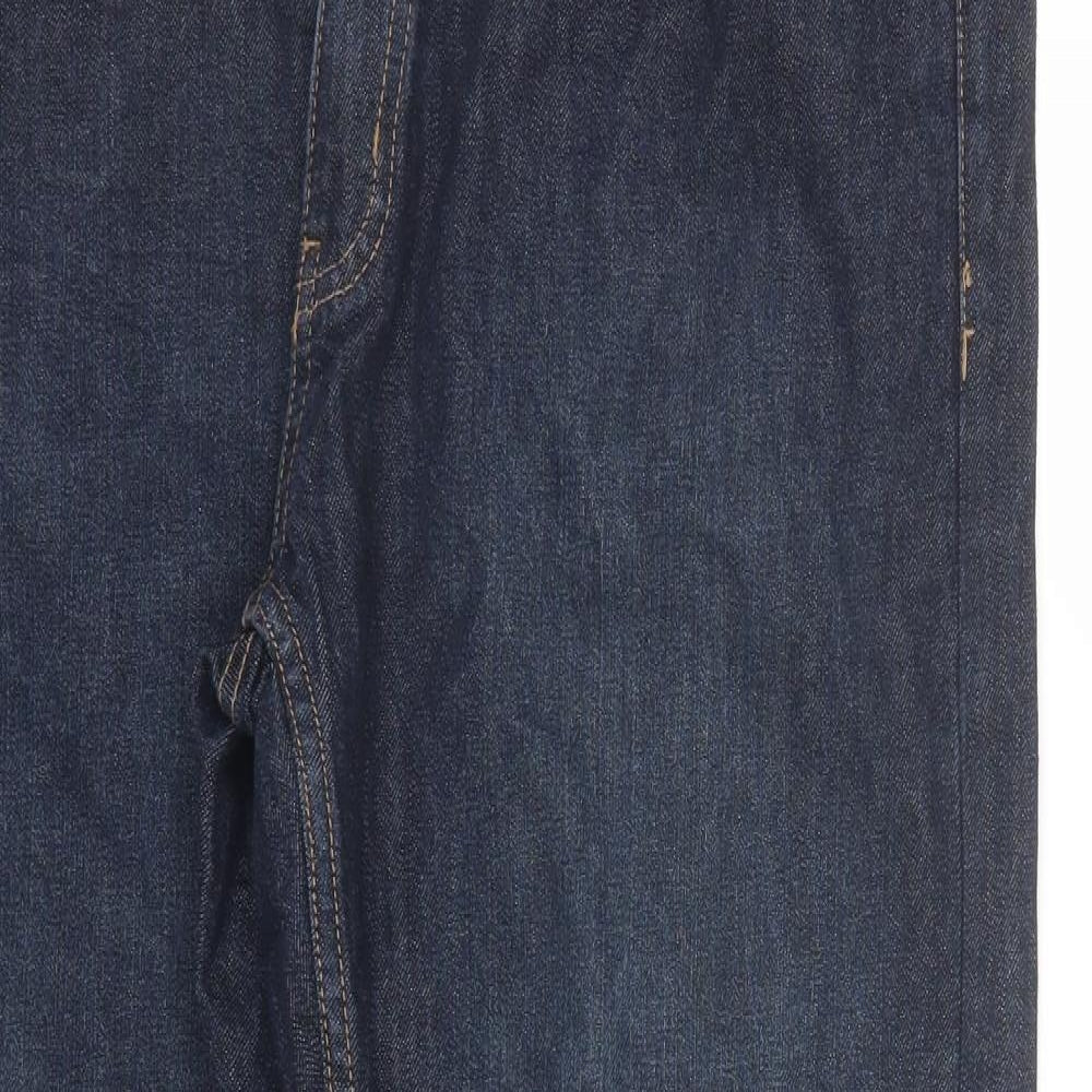 F&F Mens Blue  Denim Straight Jeans Size 38 L28 in
