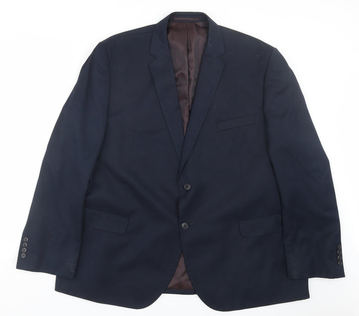 George Mens Blue Jacket Suit Size 44