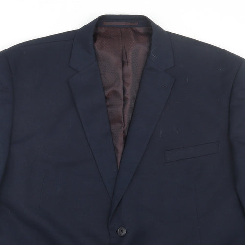 George Mens Blue   Jacket Suit Size 44