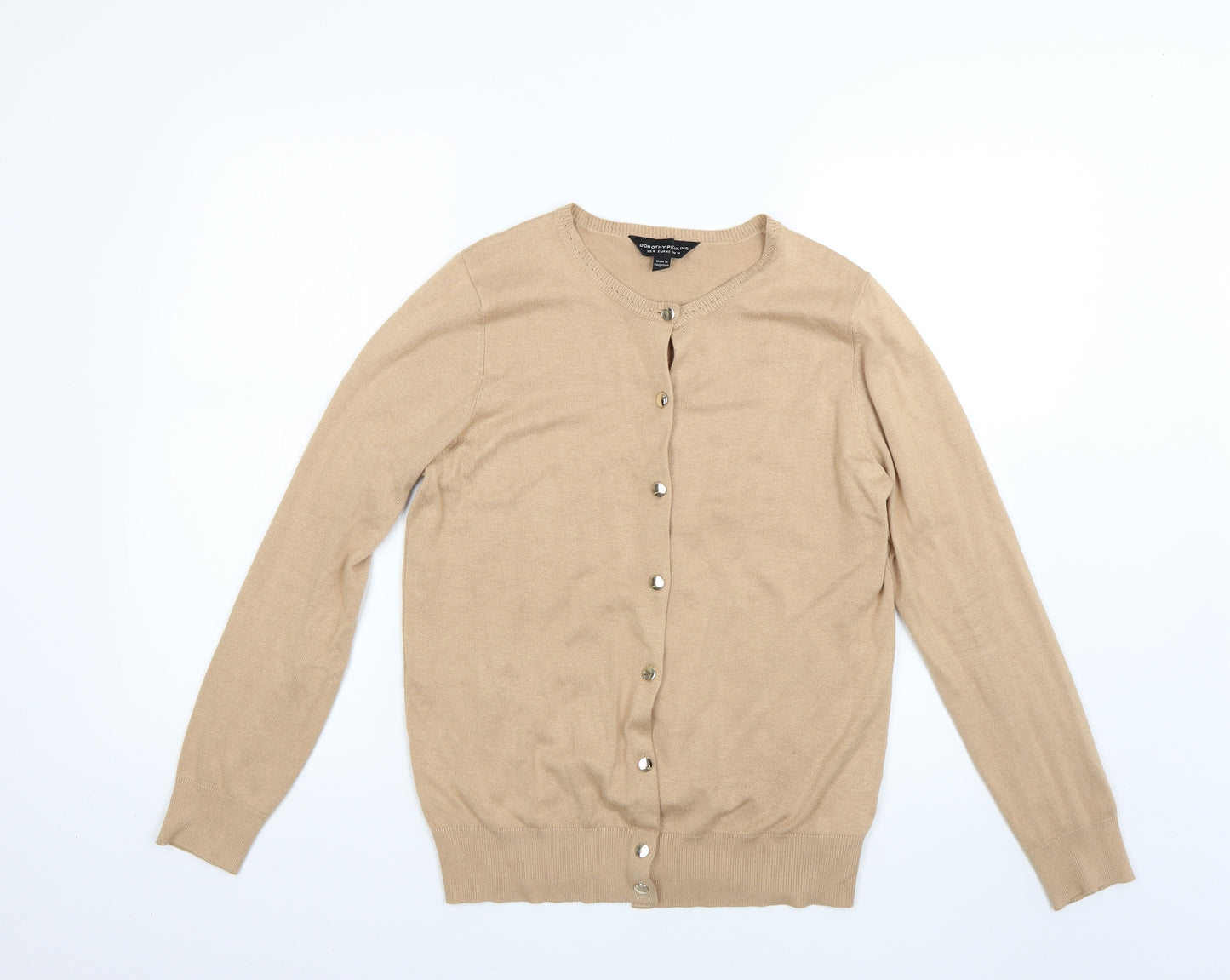 Dorothy Perkins Womens Beige   Cardigan Jumper Size 14