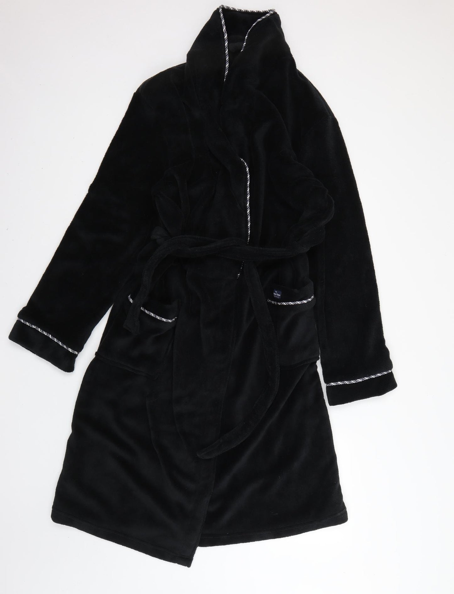 Savile Row Mens Black    Robe Size XL