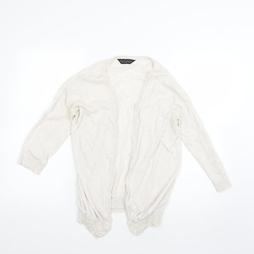 Dorothy Perkins Womens Beige   Cardigan Jumper Size 10