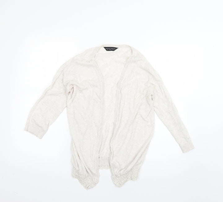 Dorothy Perkins Womens Beige   Cardigan Jumper Size 10
