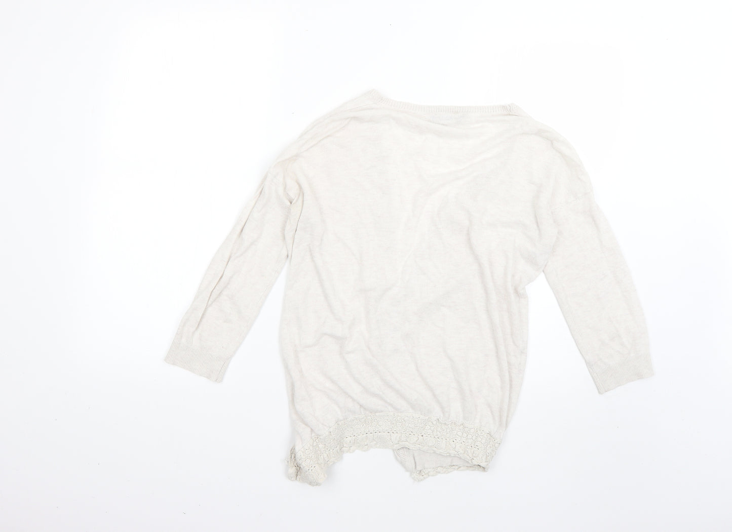 Dorothy Perkins Womens Beige   Cardigan Jumper Size 10