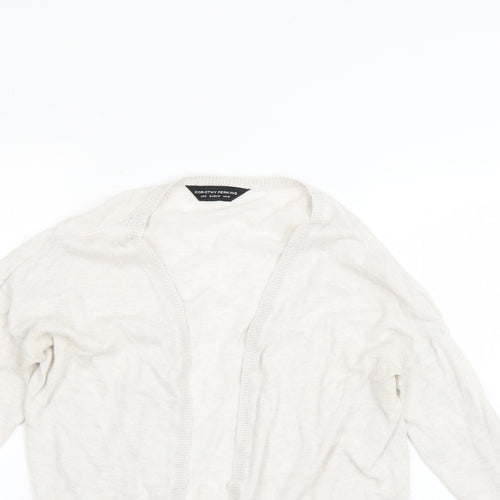 Dorothy Perkins Womens Beige   Cardigan Jumper Size 10