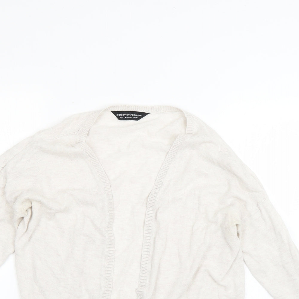 Dorothy Perkins Womens Beige   Cardigan Jumper Size 10