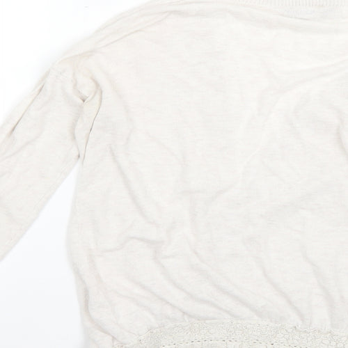 Dorothy Perkins Womens Beige   Cardigan Jumper Size 10