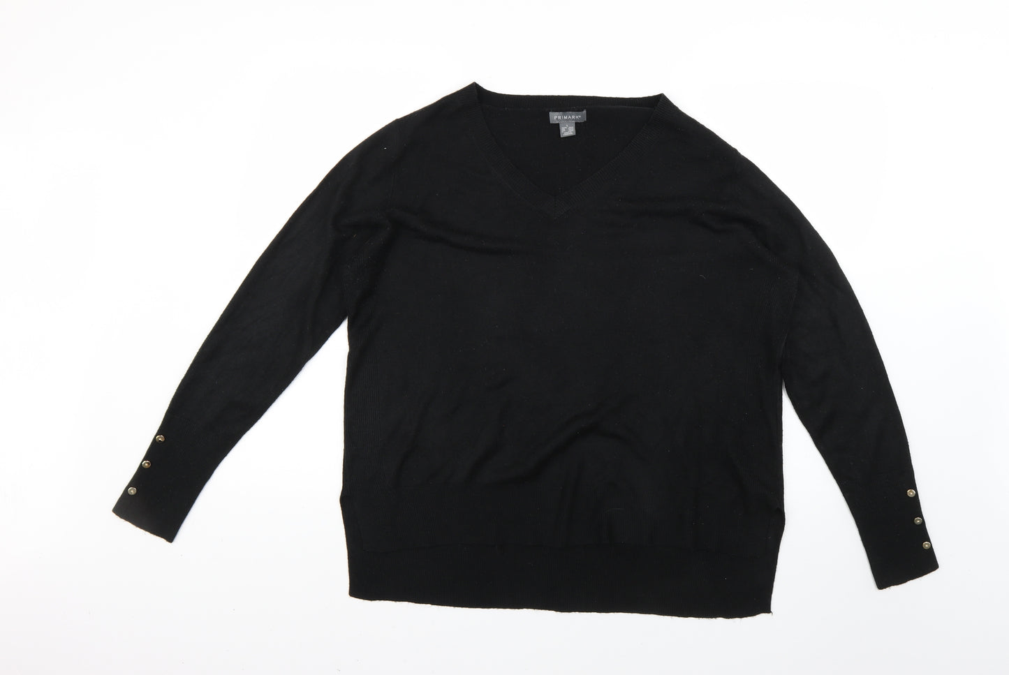 Primark Womens Black   Pullover Jumper Size 14