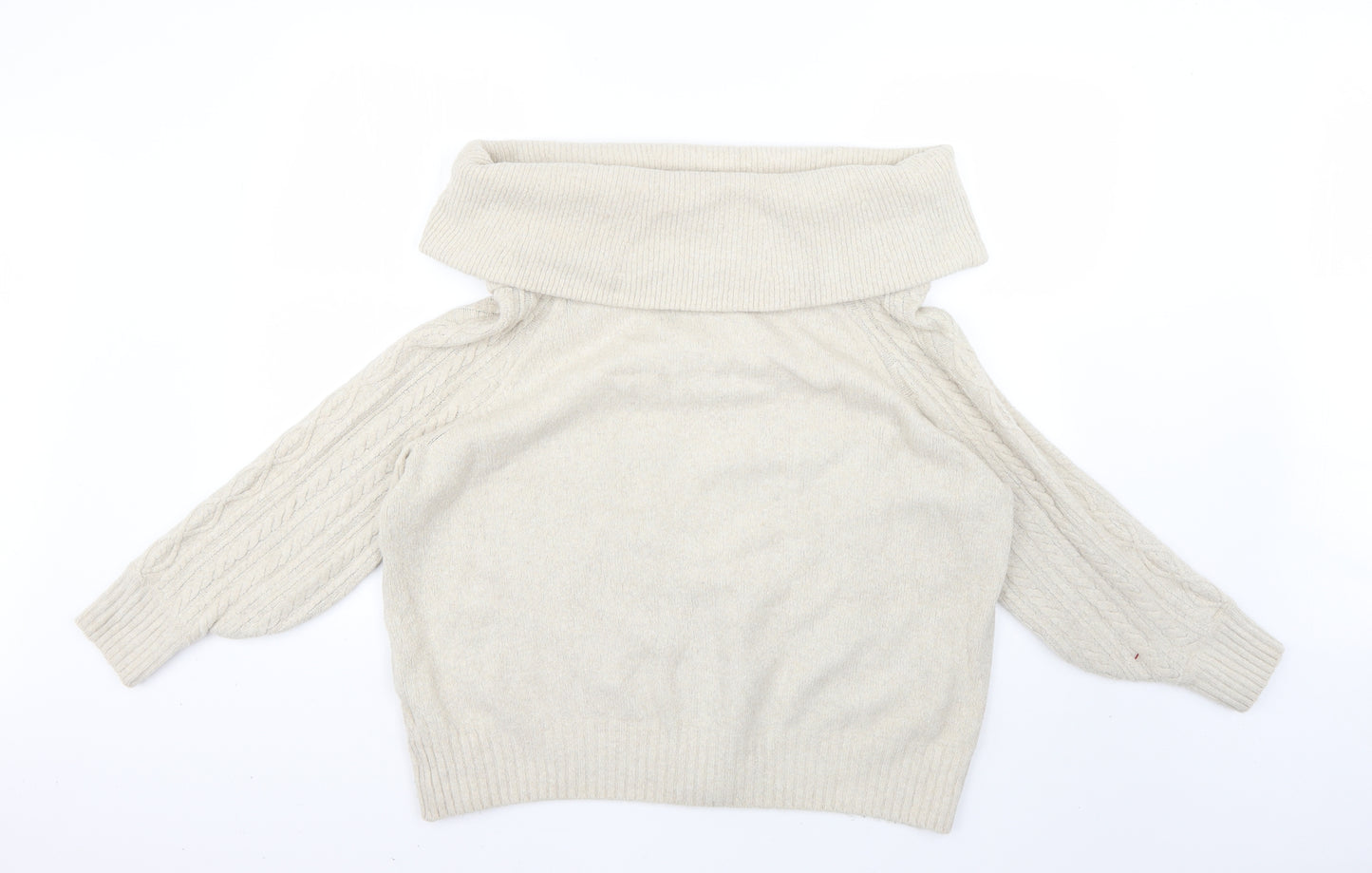 H&M Womens Beige   Pullover Jumper Size M