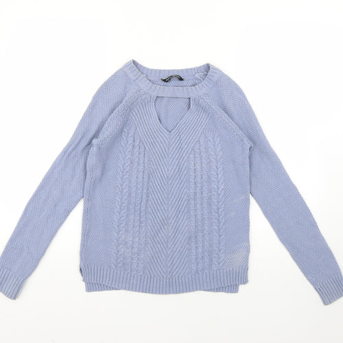 Select Womens Blue   Pullover Jumper Size 8
