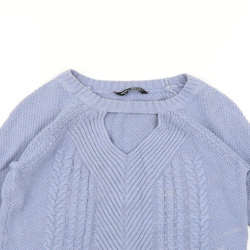 Select Womens Blue   Pullover Jumper Size 8