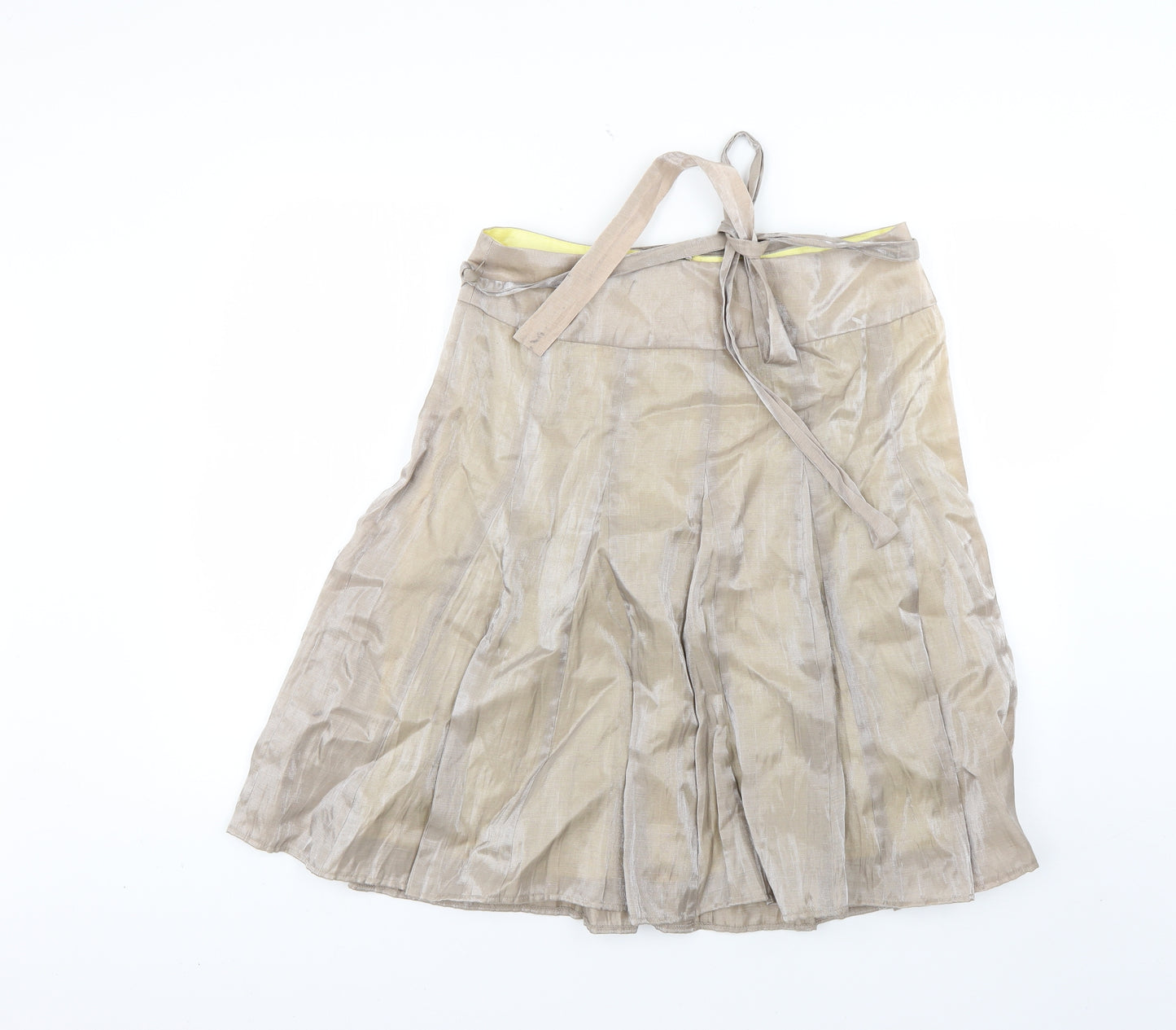 cook Womens Beige   Flare Skirt Size 12