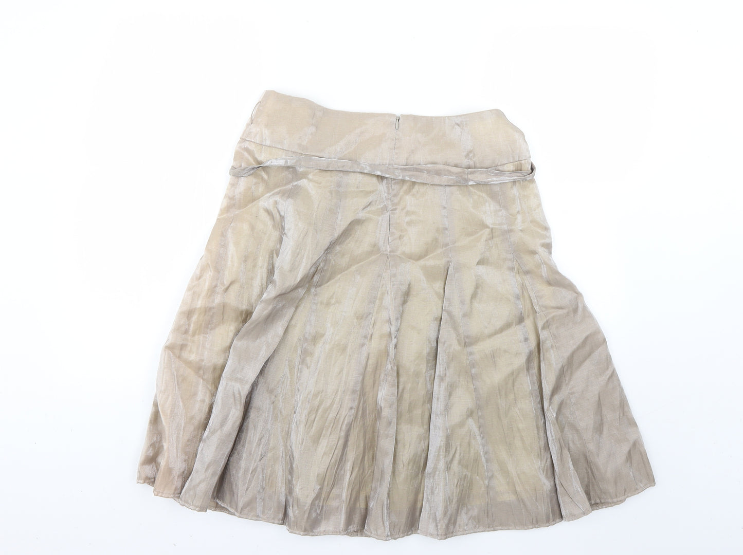 cook Womens Beige   Flare Skirt Size 12