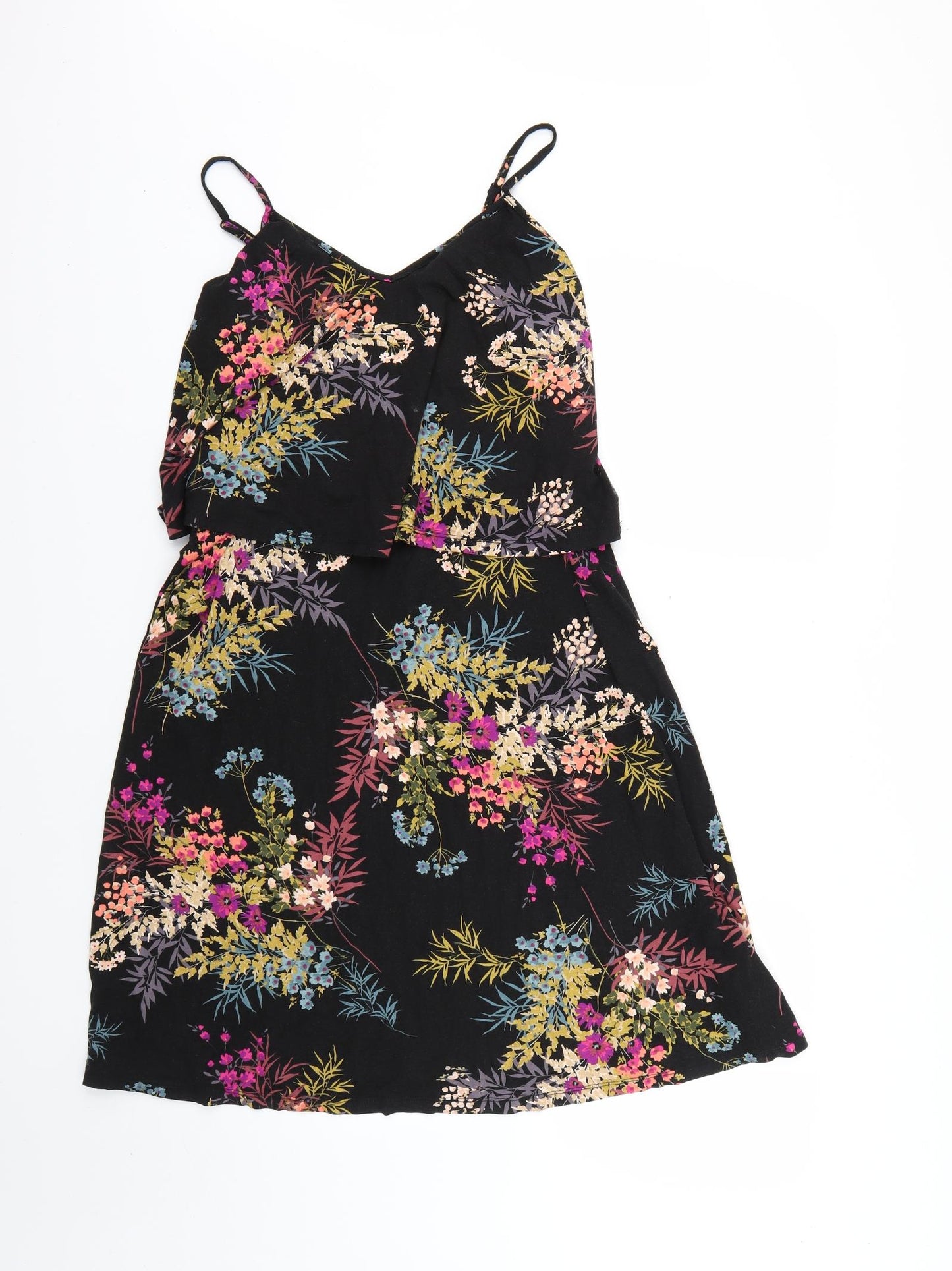 TU Womens Multicoloured Floral  Tank Dress  Size 14