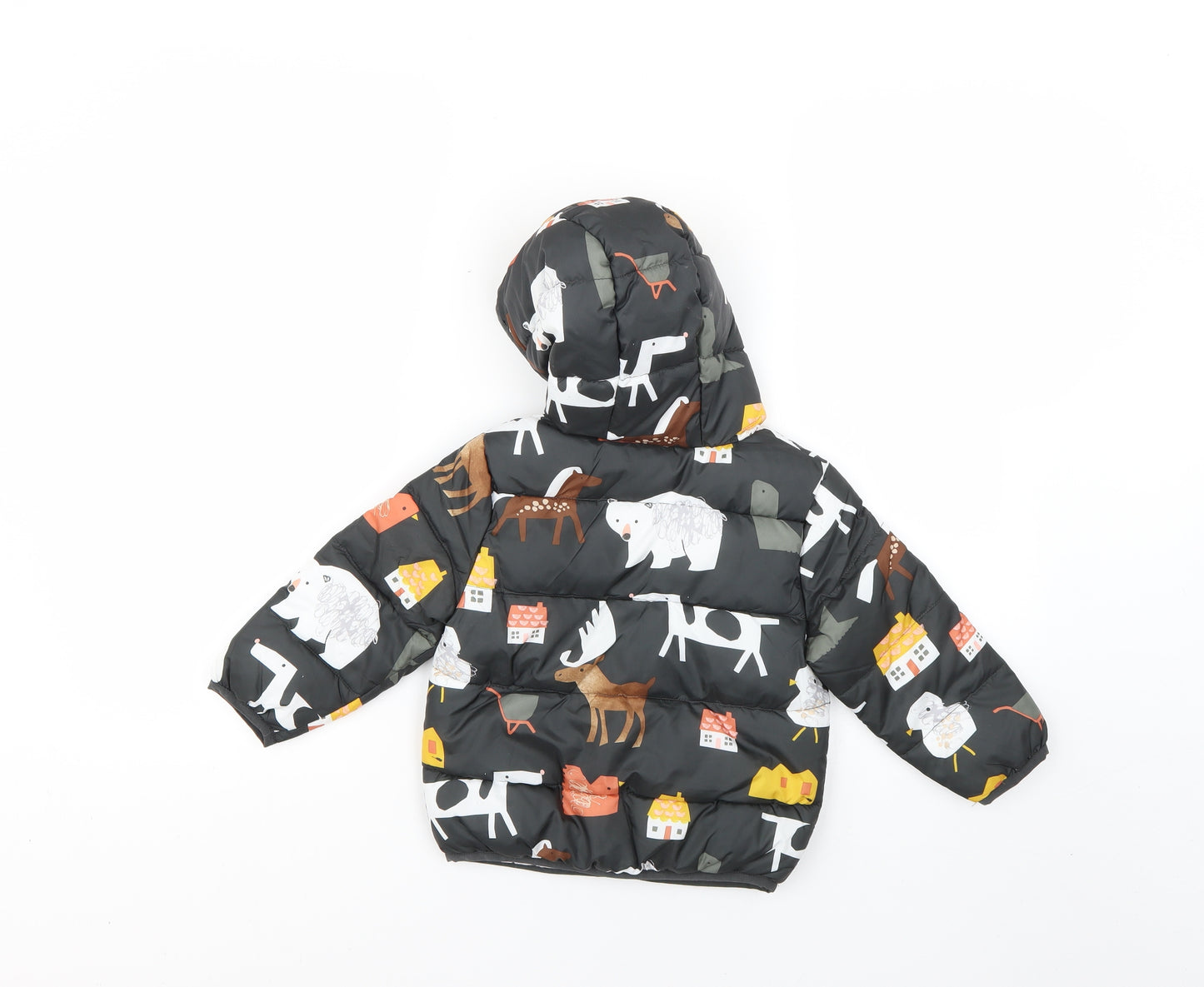 Marks and Spencer Baby Multicoloured Geometric  Rain Coat Coat Size 18-24 Months