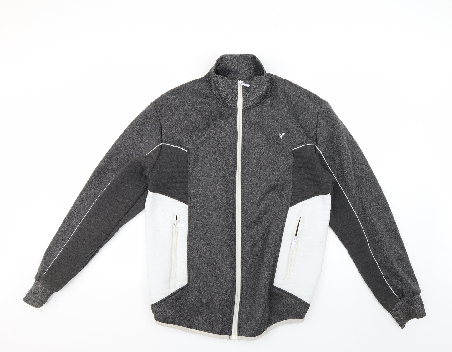 d rock Mens Grey   Jacket Coat Size L