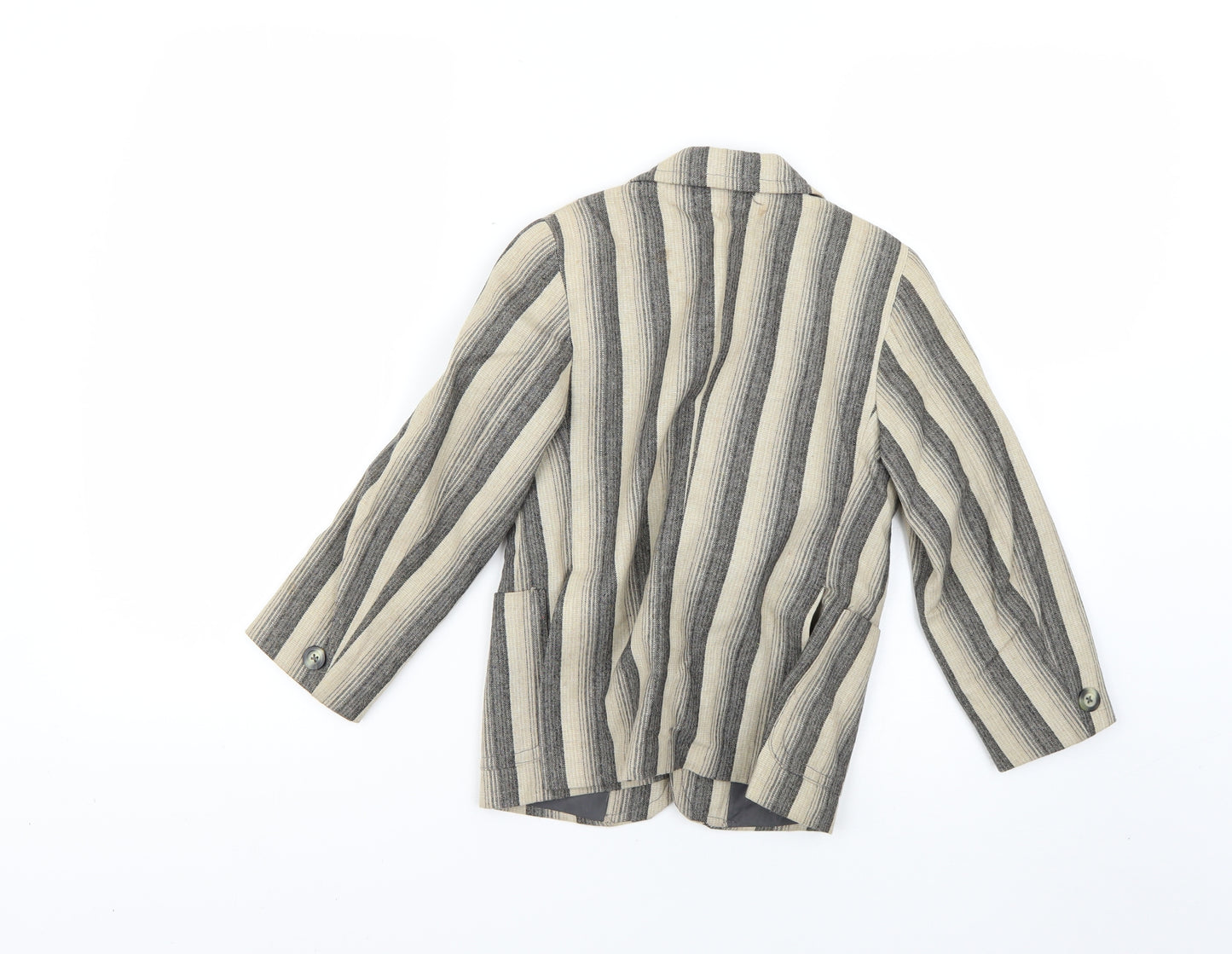 truetex Girls Multicoloured Striped  Jacket Blazer Size 2 Years