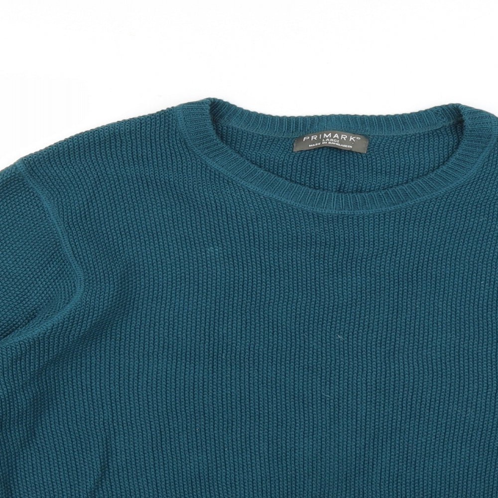 Primark Mens Green   Pullover Jumper Size L