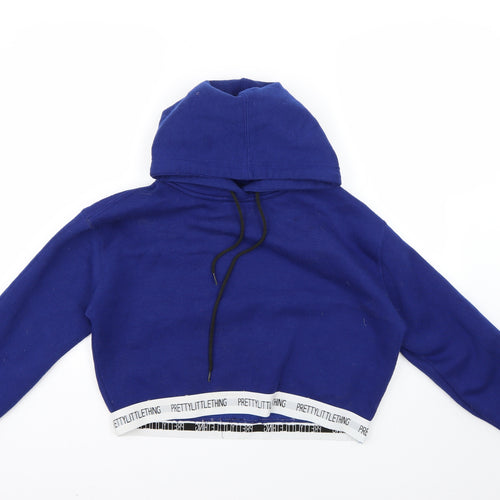 PRETTYLITTLETHING Womens Blue   Henley Jumper Size M