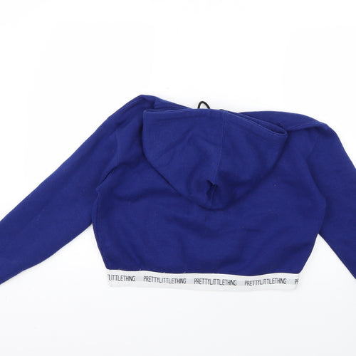 PRETTYLITTLETHING Womens Blue   Henley Jumper Size M