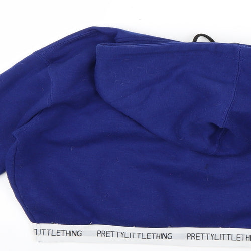 PRETTYLITTLETHING Womens Blue   Henley Jumper Size M