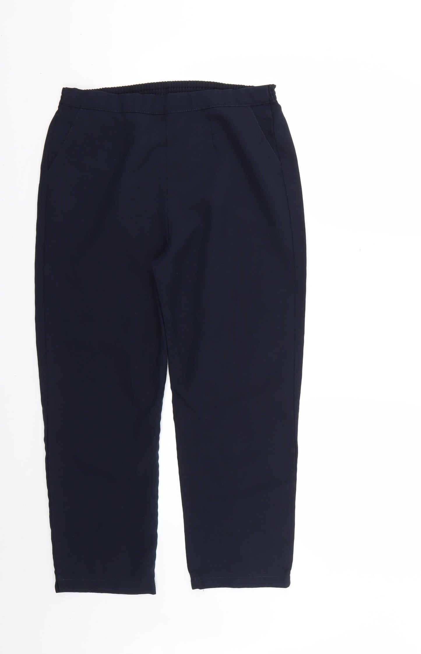 Preworn Womens Blue   Trousers  Size 14 L24 in