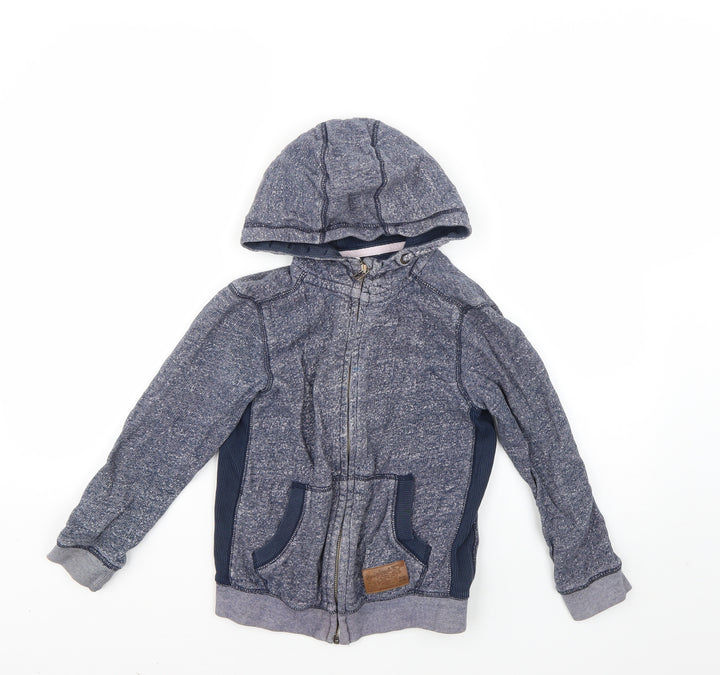 George Boys Blue Full Zip Hoodie Size 7-8 Years