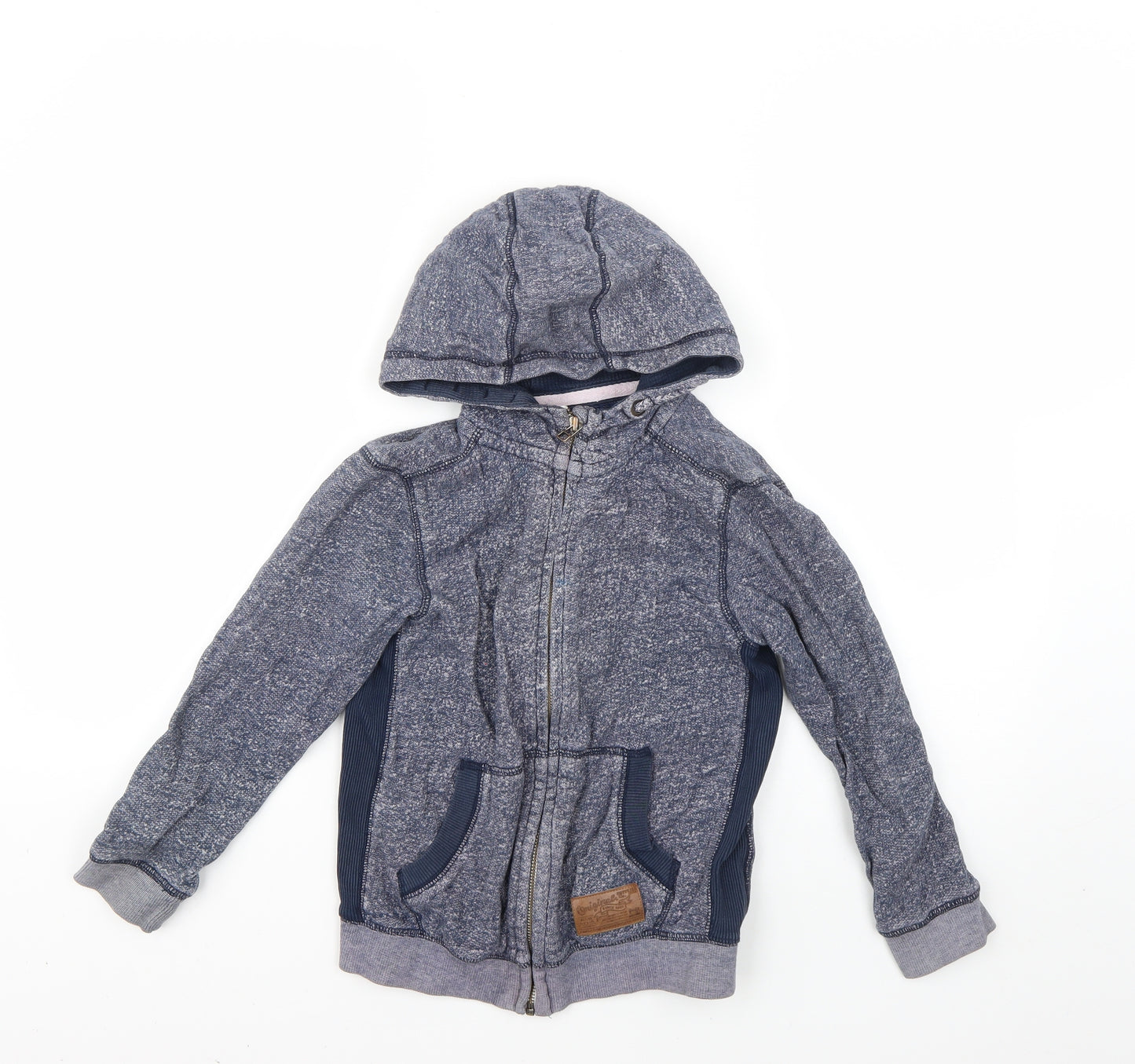 George Boys Blue   Full Zip Hoodie Size 7-8 Years