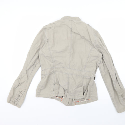 Debenhams Womens Beige   Jacket Coat Size 12