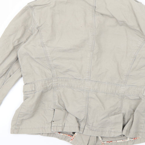 Debenhams Womens Beige   Jacket Coat Size 12