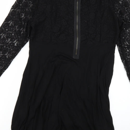 Papaya Womens Black   Fit & Flare  Size 12