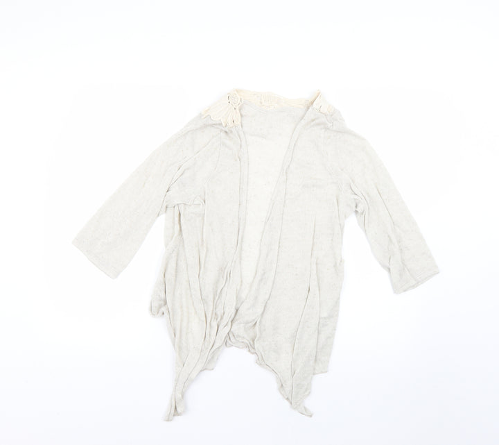 Per Una Womens Beige Cardigan Jumper Size 18