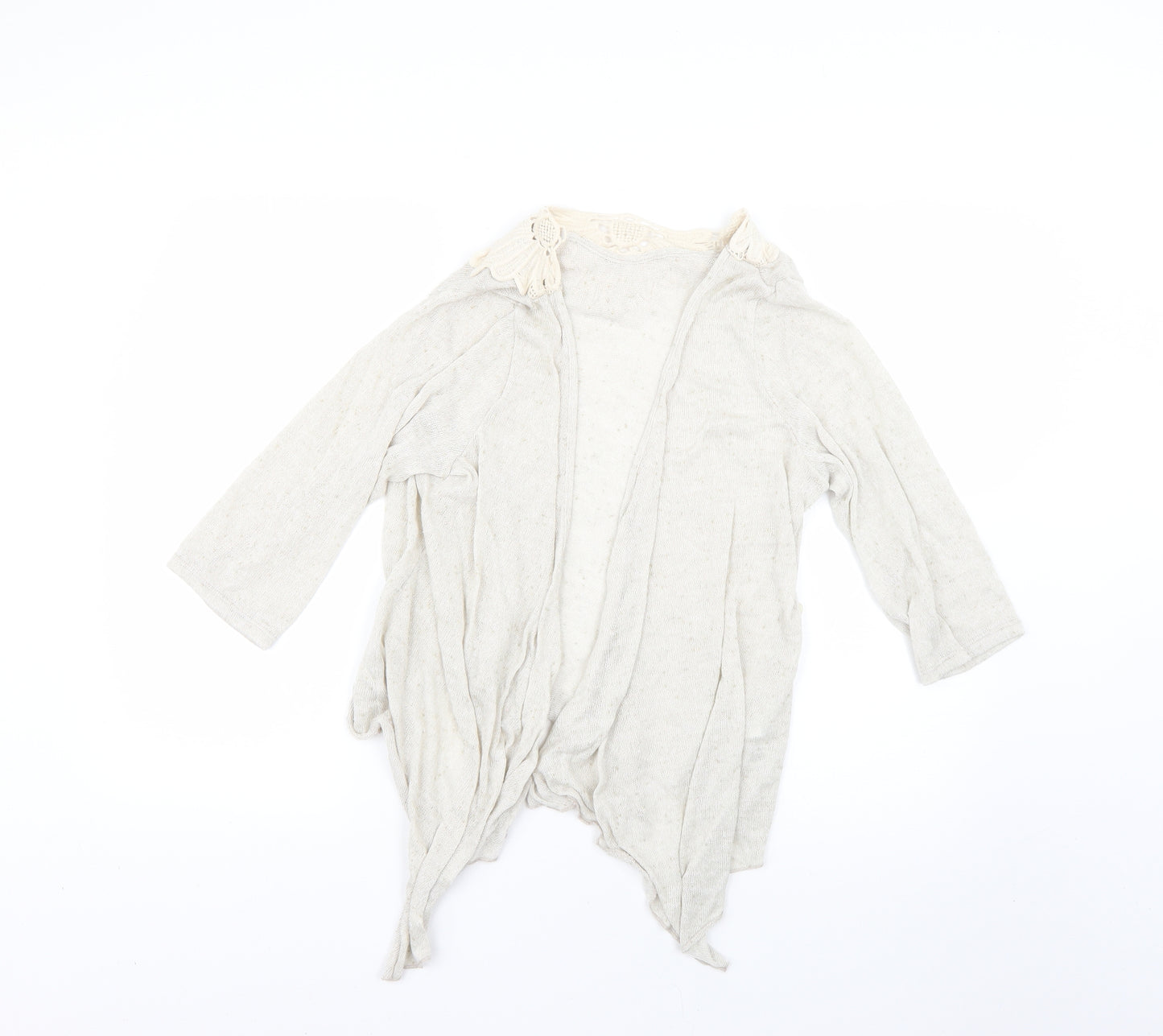 Per Una Womens Beige   Cardigan Jumper Size 18